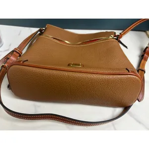 Dooney & Bourke Pebble Grain Crossbody R264CA Caramel Leather thumbnail 9