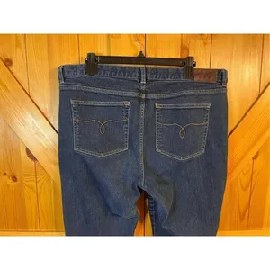 Lauren Jeans Co. Ralph Lauren Jeans Womens Size 16 Blue Denim Bootcut (2422) thumbnail 6