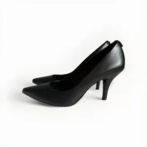 Michael Kors Alina Flex Leather Pumps Women's 7M Black Pointed Toe Heels thumbnail 3