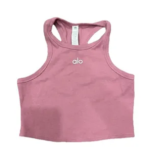 Alo Yoga Aspire Tank Pink Wild Rose S Athleisure thumbnail 1