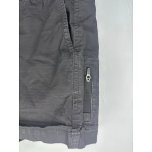 Vuori Ripstop Shorts Women's Size Medium Organic Cotton Gray Charcoal thumbnail 2