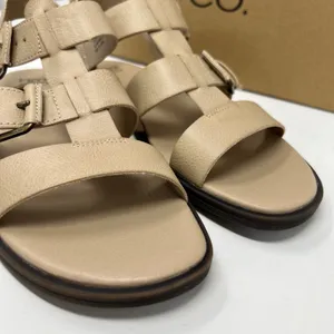 NWT FRYE AND CO Dublyn Sandals‎ Women 7.5 Taupe Gladiator Buckle FO10211 NIB New thumbnail 10