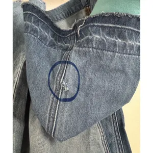 NWD Madewell Wide Sweep Jeans Parson Wash Airy Denim Size 25 Wide Leg Two Tone thumbnail 10