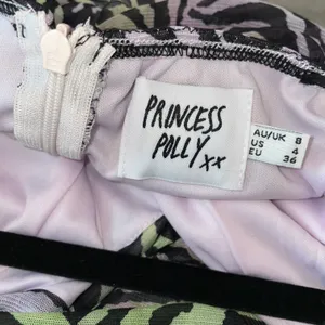 Princess Polly bodycon ruched zebra print mesh dress thumbnail 2