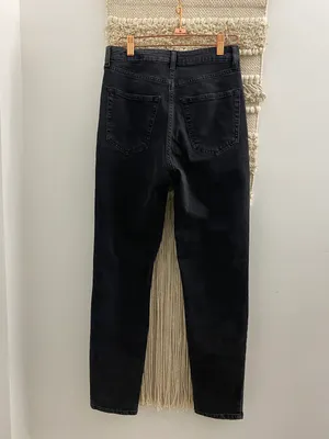 Topshop Washed Black Orson Pants thumbnail 3
