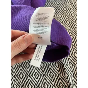 Lauren Ralph Lauren Purple Long Sleeve Top Women Size Large thumbnail 8