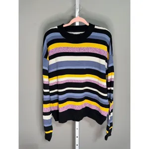 BDG‎ Urban Outfitters Striped Oversized Sweater Black Yellow L Boyfriend Fit thumbnail 2