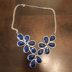 Set of two bib necklaces Blue thumbnail 5