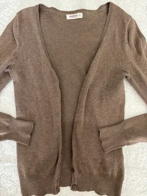 Boutique Brown Cardigan Size XS thumbnail 2