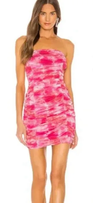 Revolve Pink mini dress thumbnail 1