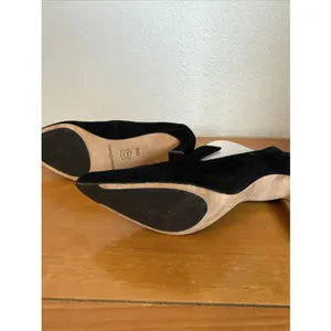 Donald Pliner Louisa Black Suede Pumps Women's‎ Shoes Size 6.5 thumbnail 7