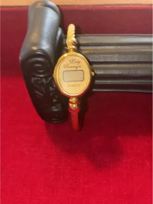 Vintage Gold Tone Lady Sovereign Quartz Digital Watch - Untested thumbnail 3