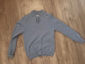 Johnstons of Elgin sweater cashmere Gray thumbnail 1