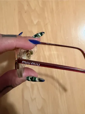 Miu Miu semi-rimless cat-eye optical frames thumbnail 5