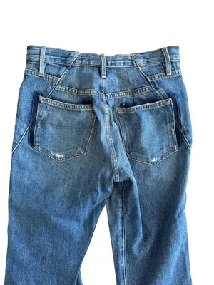 FRAME Women's Foothill Distressed Straight Leg Jeans Size 27 thumbnail 2