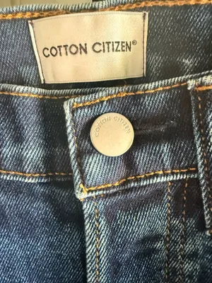 Cotton Citizen High-Rise Bootcut Jeans - Dark Blue thumbnail 3