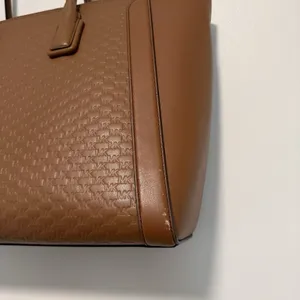 Michael Kors‎ Brown Leather Kali Shoulder Tote Bag Purse thumbnail 3