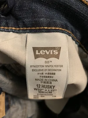 Levi's 505  regular straight leg medium wash jeans thumbnail 6