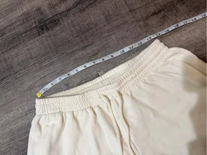 VICTORIA’S SECRET PINK Fleece Rolled Hem Short in Winter White Wanted Bling thumbnail 7