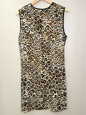 NWT WAYF Leopard Print Sleeveless Mini Dress thumbnail 3