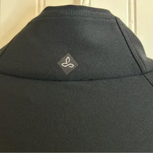 Prana Women's Black Zip Up Jacket athletic XS Running Yoga Gym. thumbnail 8