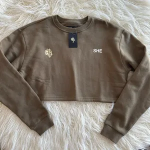 Wolves Darc Sport SHE Cursive Crop Crewneck Sage Size Small thumbnail 1