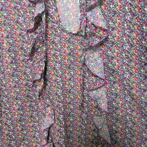 Strawberry‎ Milk Mob Women Dress Cover Up Large Ruffle Floral Resort Beach thumbnail 6