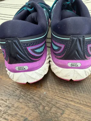 Brooks Navy, Teal & Purple Women's Running Shoes thumbnail 4