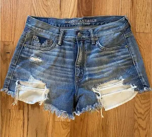 American Eagle‎ Distressed Vintage Hi-Rise Festival Short Size 8 thumbnail 1