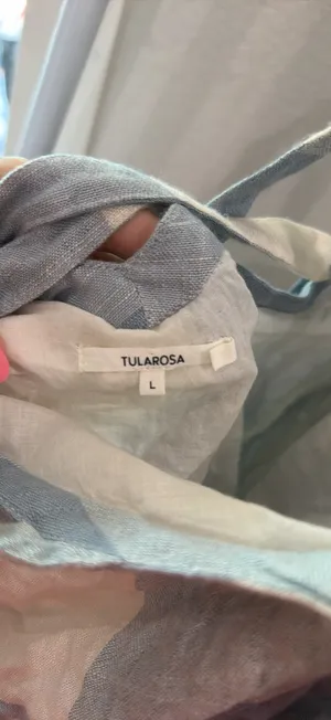 Tularosa Dress Blue and White Gingham  thumbnail 3