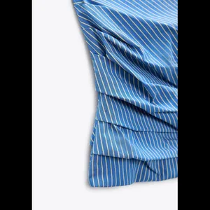 Zara NWT  STRIPED STRAPLESS TOP thumbnail 6