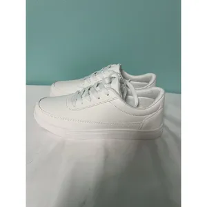 SHEIN Women's White Fly Leather Sports Trainers Breathable Size‎ 38 (5.5) New thumbnail 5