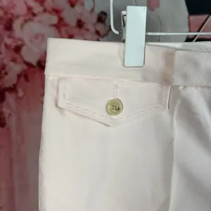 Banana Republic Pants Womens 14 Light Pink Wide Leg Snow Day High Rise Cropped thumbnail 5