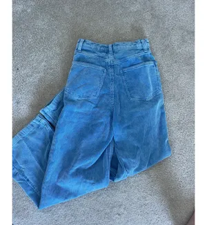 Urban Outfitters BDG Blue Corduroy Pants Mom Jeans thumbnail 4