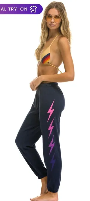 Aviator Nation Navy‎ Bolt 4 Jogger Sweatpants XS athleisure gorpcore luxury thumbnail 1