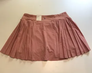 Calia Women's 14" Side Pleat Court Skort in Guava Pink Size XL NWT thumbnail 2