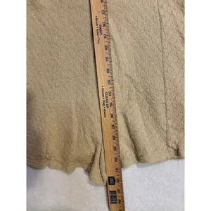 Free People FP Beach Ramona Textured Knit Button‎ Front Romper Tan Beige Large thumbnail 10