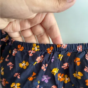 Madewell Puff-Sleeve Square Neck Smocked-Waist in Aloha Floral Crop Top S thumbnail 10