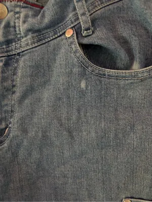 Women's Blue Flare Jeans with Red Dragonfly Patch Size undefined thumbnail 5