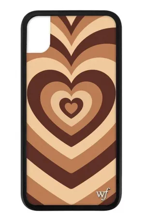 Wild Flower Latte Love iPhone XR case thumbnail 1