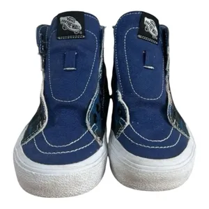 Vans Sk8-Hi Bolt Racing Blue White Lightning Bolt Women Sneakers Size 5 Men 3.5 thumbnail 3