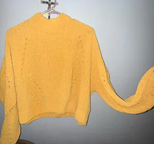 HYFVE Mustard Knit Sweater thumbnail 1