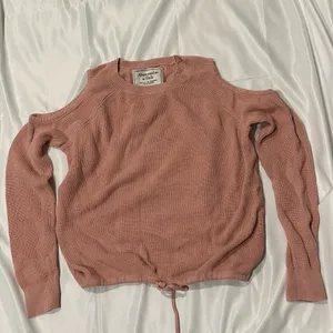 Abercrombie cold shoulder knit sweater top thumbnail 5