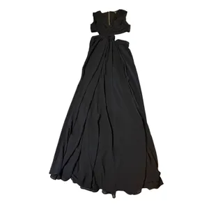 NWT Lulus Size Medium Melora Black Sleeveless Maxi Dress Formal Special Event thumbnail 3