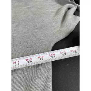 Quince Womens XL Gray Cotton Cashmere Blend Relaxed Short Sleeve Sweater NWT thumbnail 11