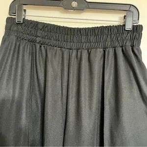 NWT Women's‎ Top Shop Wide Leg Black Pants With Pockets Size 8-10 thumbnail 2