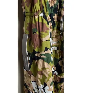 NWT Anthropologie Moon River V-Neck Shirred Midi Dress Sz. M thumbnail 5