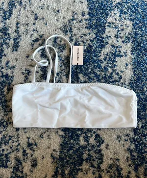 Monica Top in White Medium thumbnail 5