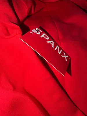 NWT SPANX $168 Long Sleeve Ballet Neck Mini Dress- Spanx Red Medium thumbnail 6
