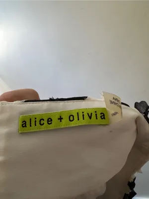 Alice + Olivia "Margarita" Tiered Floral Appliqué Mini Skirt thumbnail 6